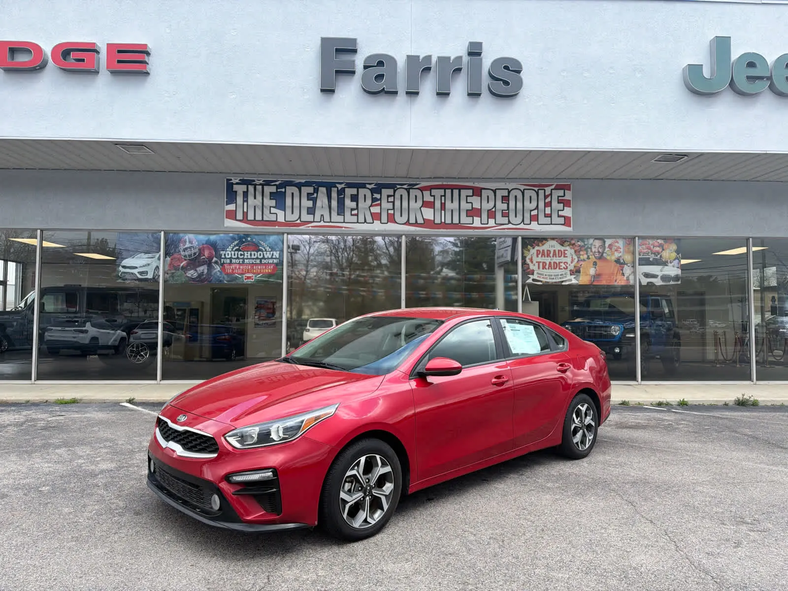 Red 2021 Kia Forte LXS for sale in Morristown, TN