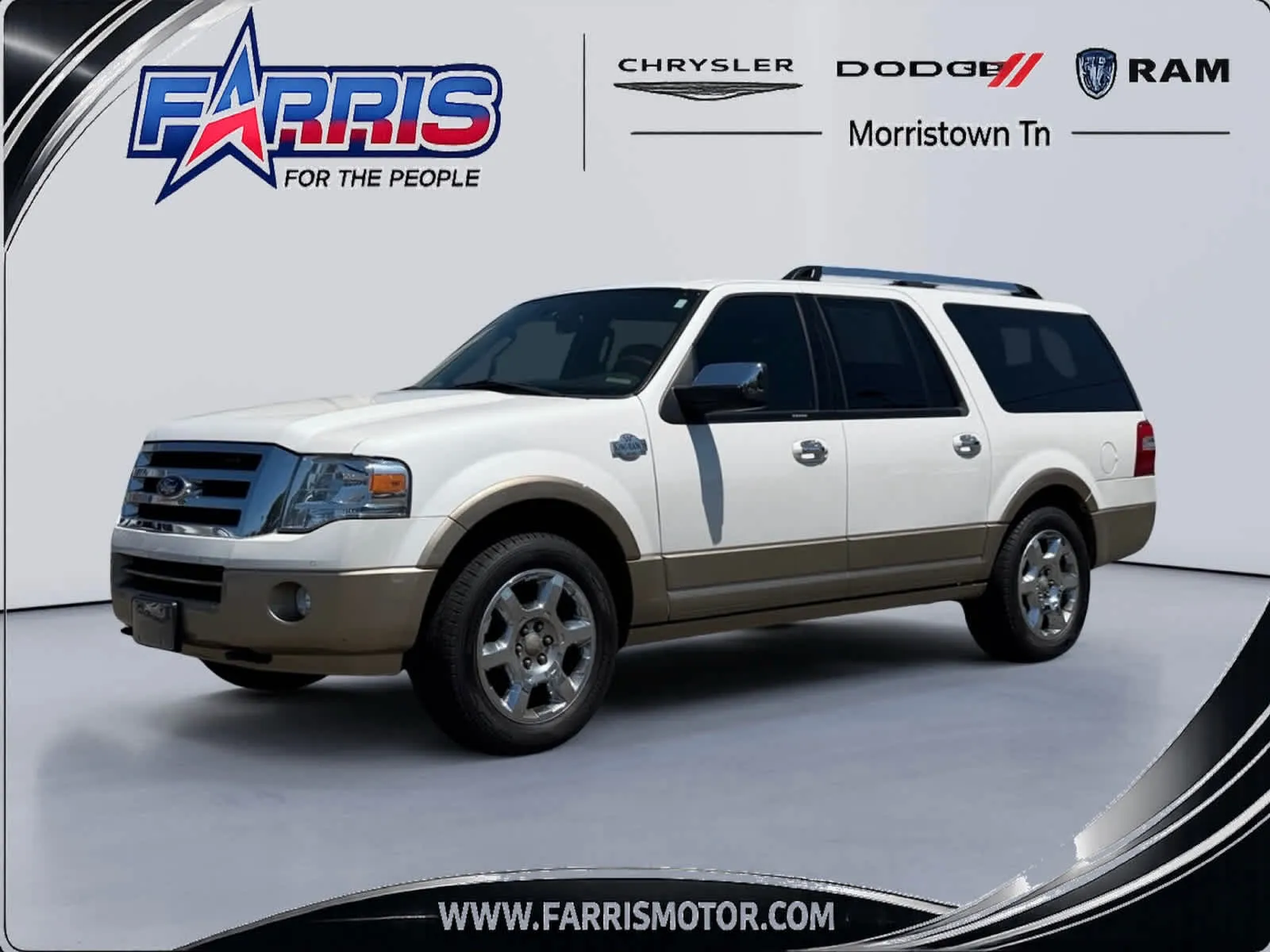 Used 2014 Ford Expedition King Ranch with VIN 1FMJK1J57EEF16196 for sale in Jefferson City, TN