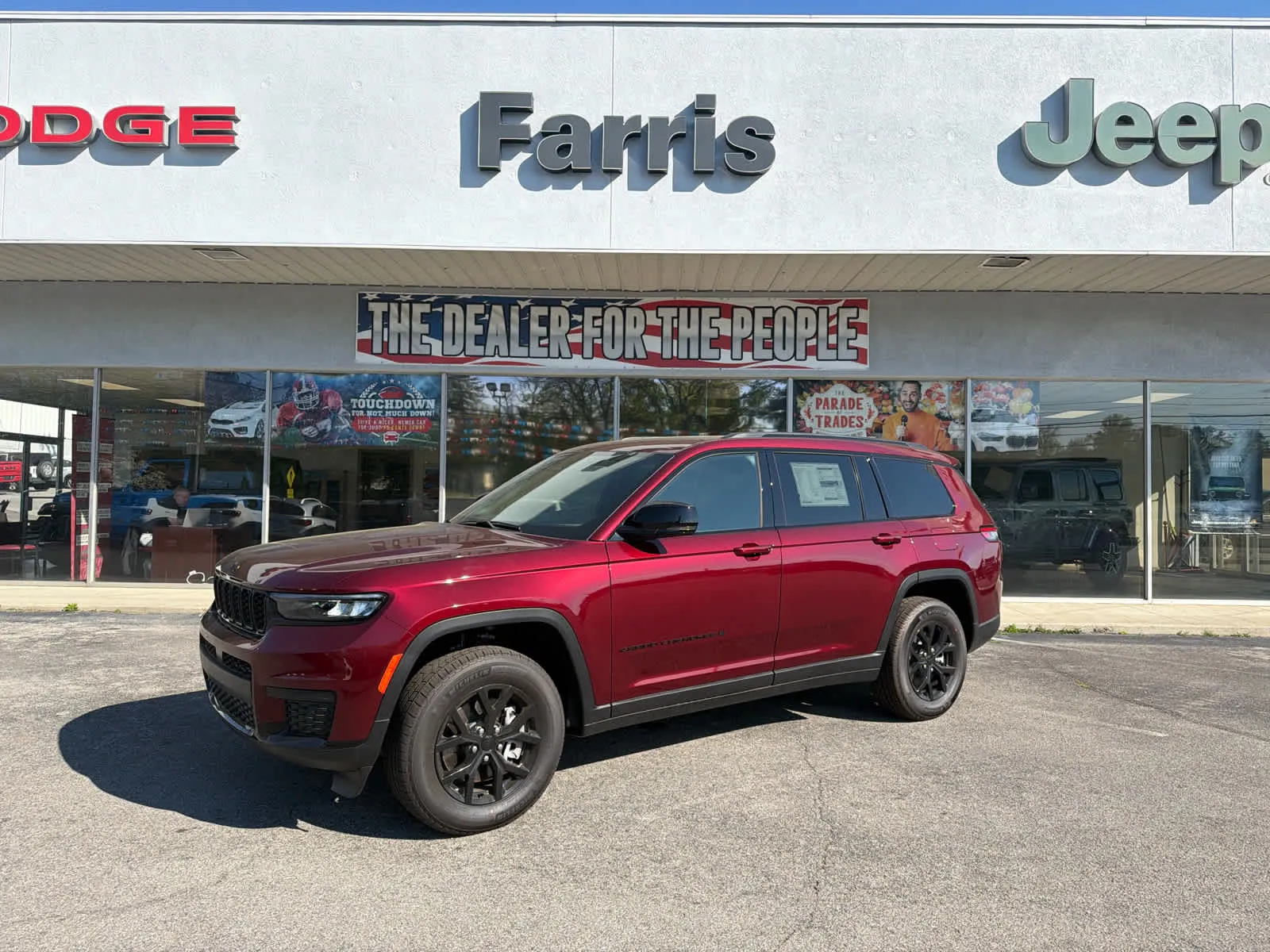 Red 2025 Jeep Grand Cherokee L Altitude X for sale in Morristown, TN