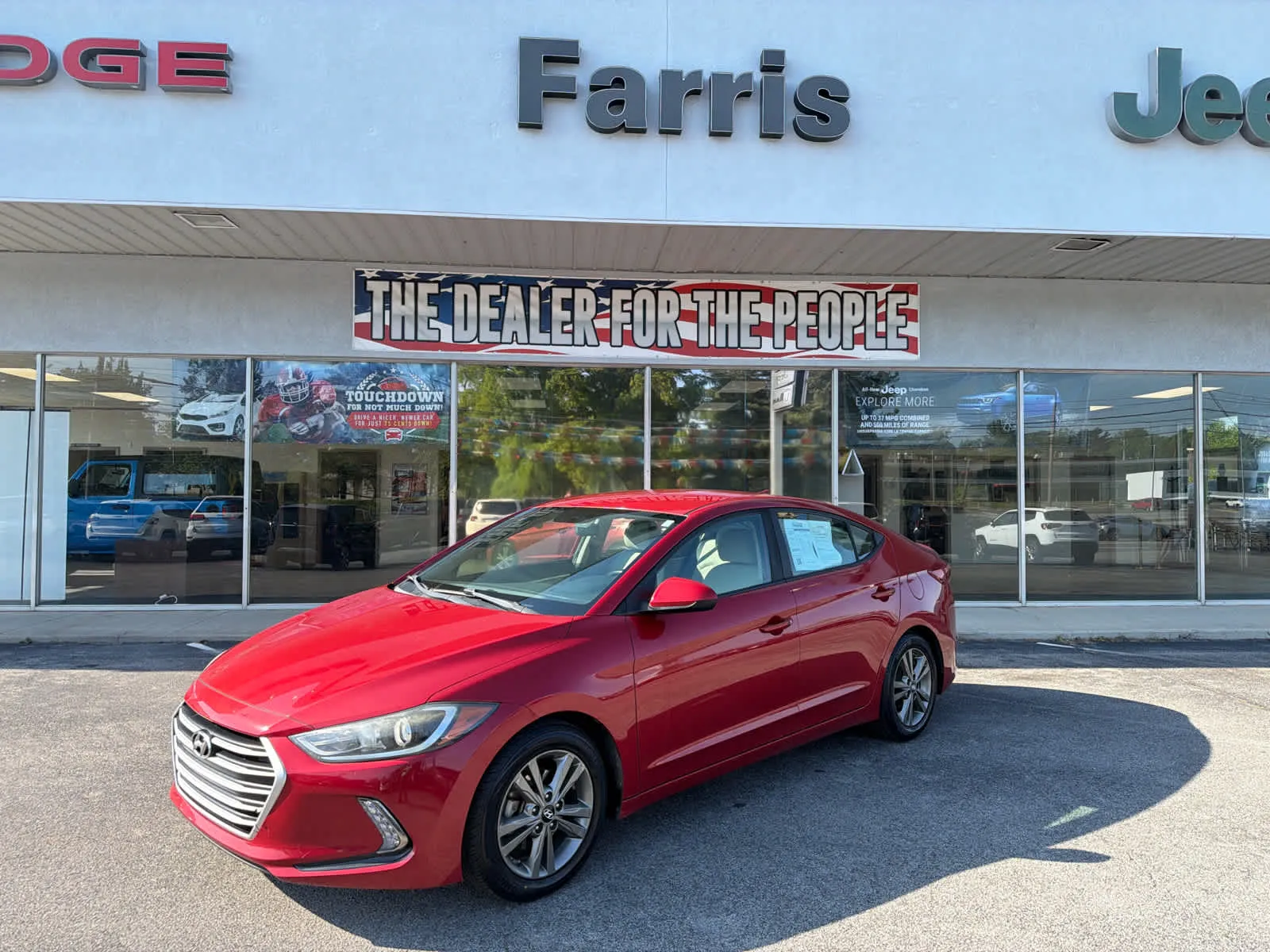 Red 2017 Hyundai Elantra SE for sale in Morristown, TN