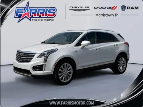 White 2017 Cadillac XT5 Platinum AWD for sale in Morristown, TN