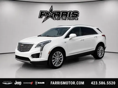 White 2017 Cadillac XT5 Platinum AWD for sale in Morristown, TN