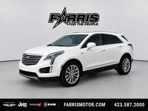 White 2017 Cadillac XT5 Platinum AWD for sale in Morristown, TN