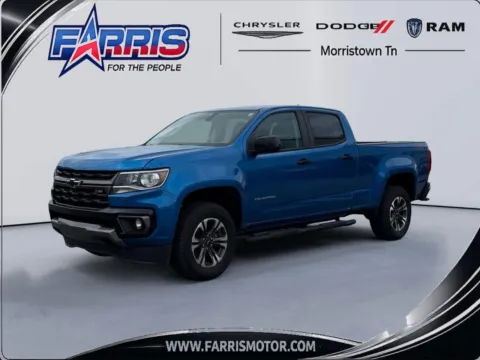 Blue 2021 Chevrolet Colorado 4WD Z71 for sale in Morristown, TN
