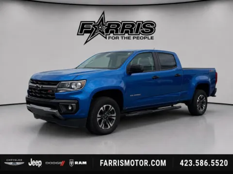 Blue 2021 Chevrolet Colorado 4WD Z71 for sale in Morristown, TN
