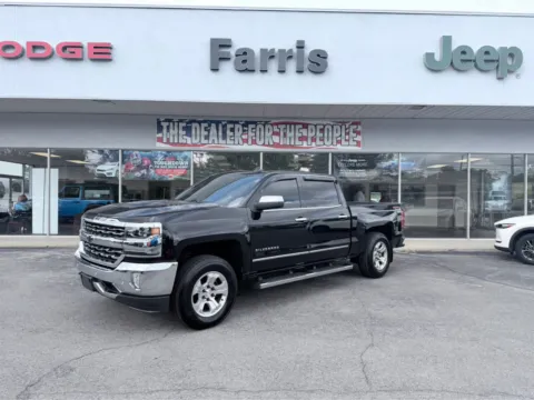 Black 2016 Chevrolet Silverado 1500 LTZ for sale in Morristown, TN