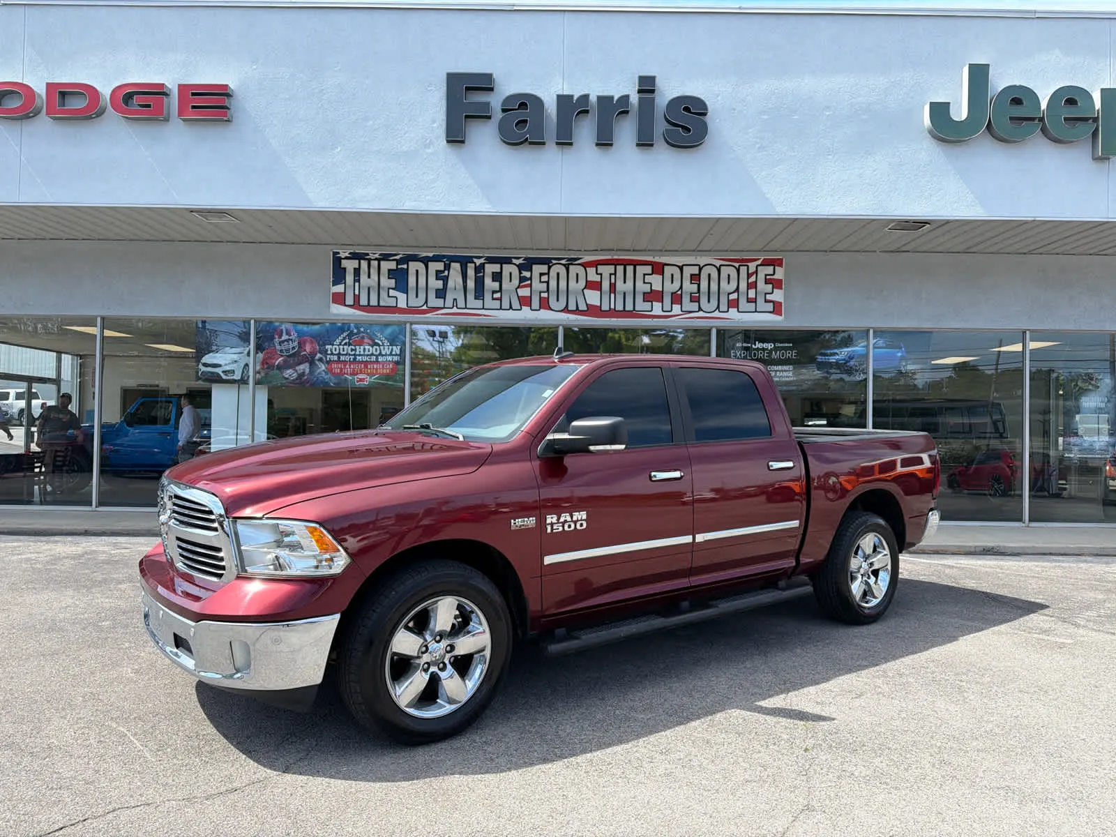 Red 2017 Ram 1500 Big Horn for sale in Morristown, TN