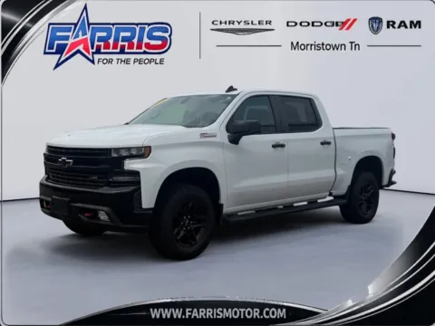 White 2021 Chevrolet Silverado 1500 LT Trail Boss for sale in Morristown, TN