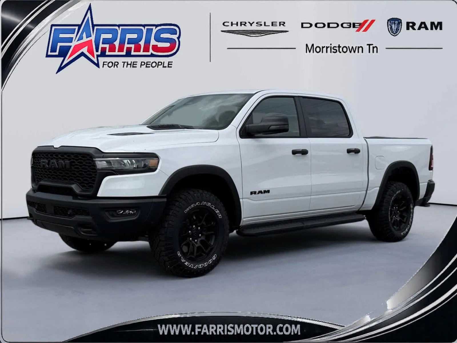 White 2026 Ram 1500 Rebel for sale in Morristown, TN