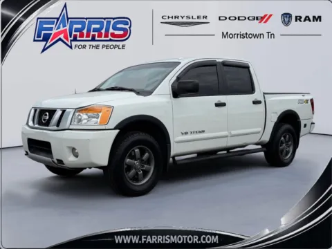 White 2014 Nissan Titan PRO-4X for sale in Morristown, TN