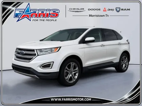White 2016 Ford Edge Titanium for sale in Morristown, TN