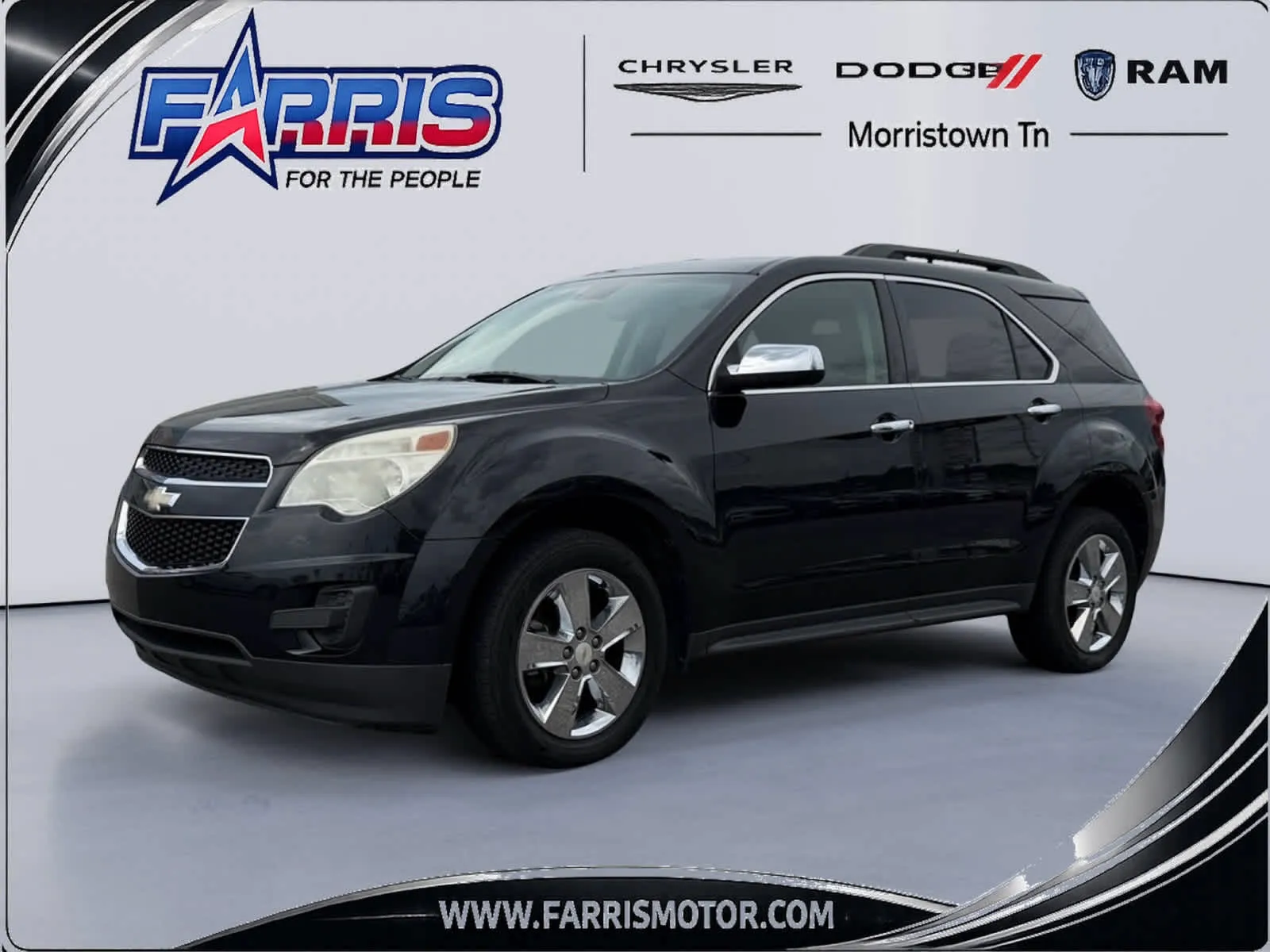 Black 2015 Chevrolet Equinox LT for sale in Morristown, TN