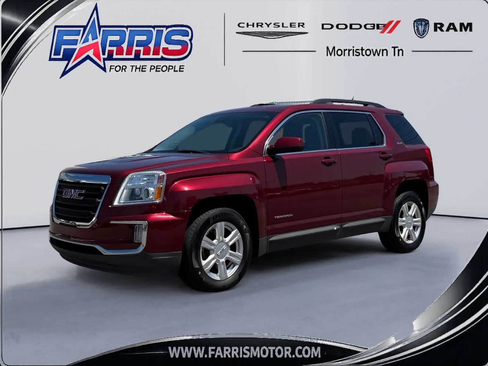 Red 2016 GMC Terrain SLE for sale in Morristown, TN