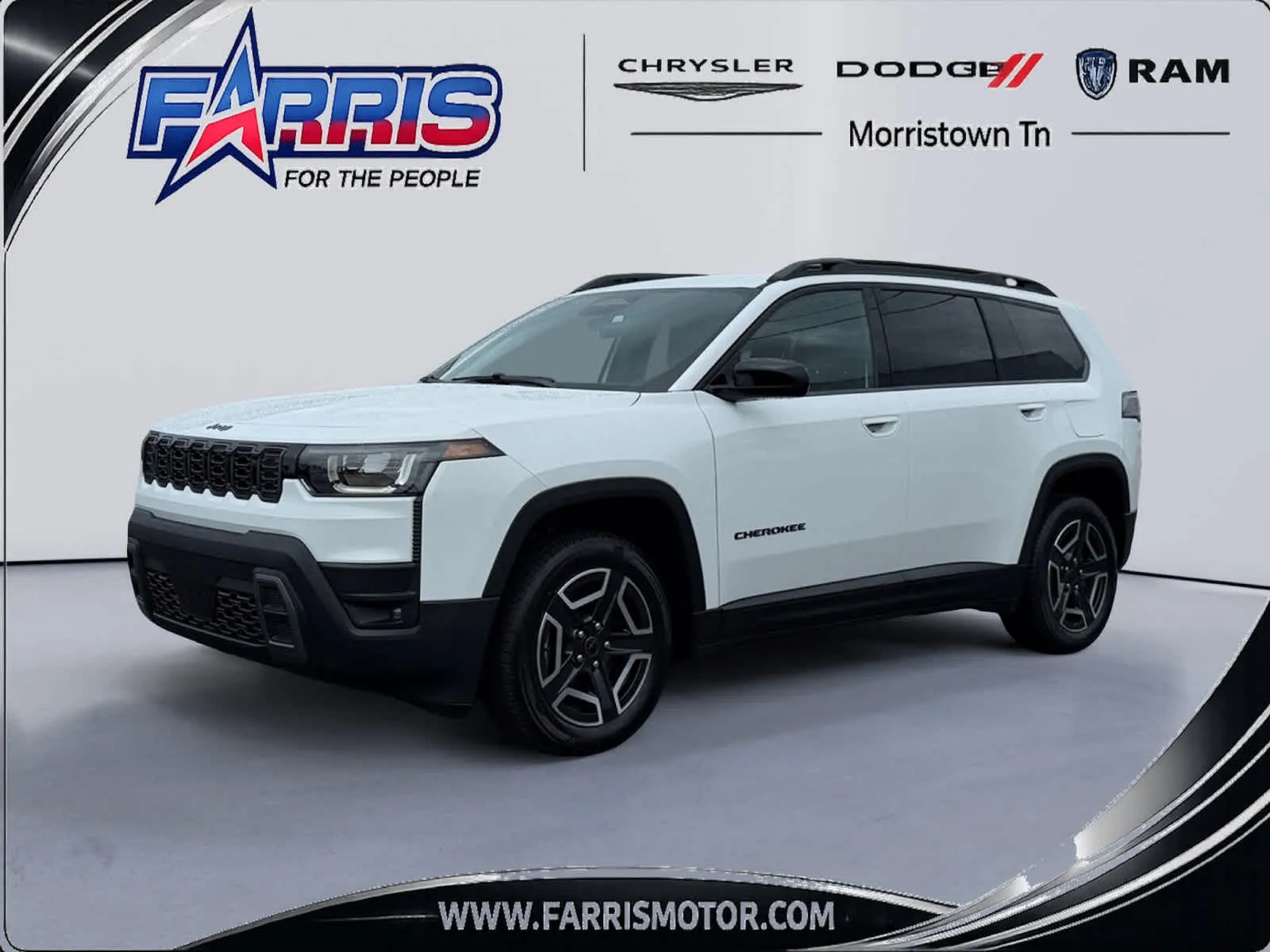 White 2026 Jeep Cherokee Laredo for sale in Morristown, TN