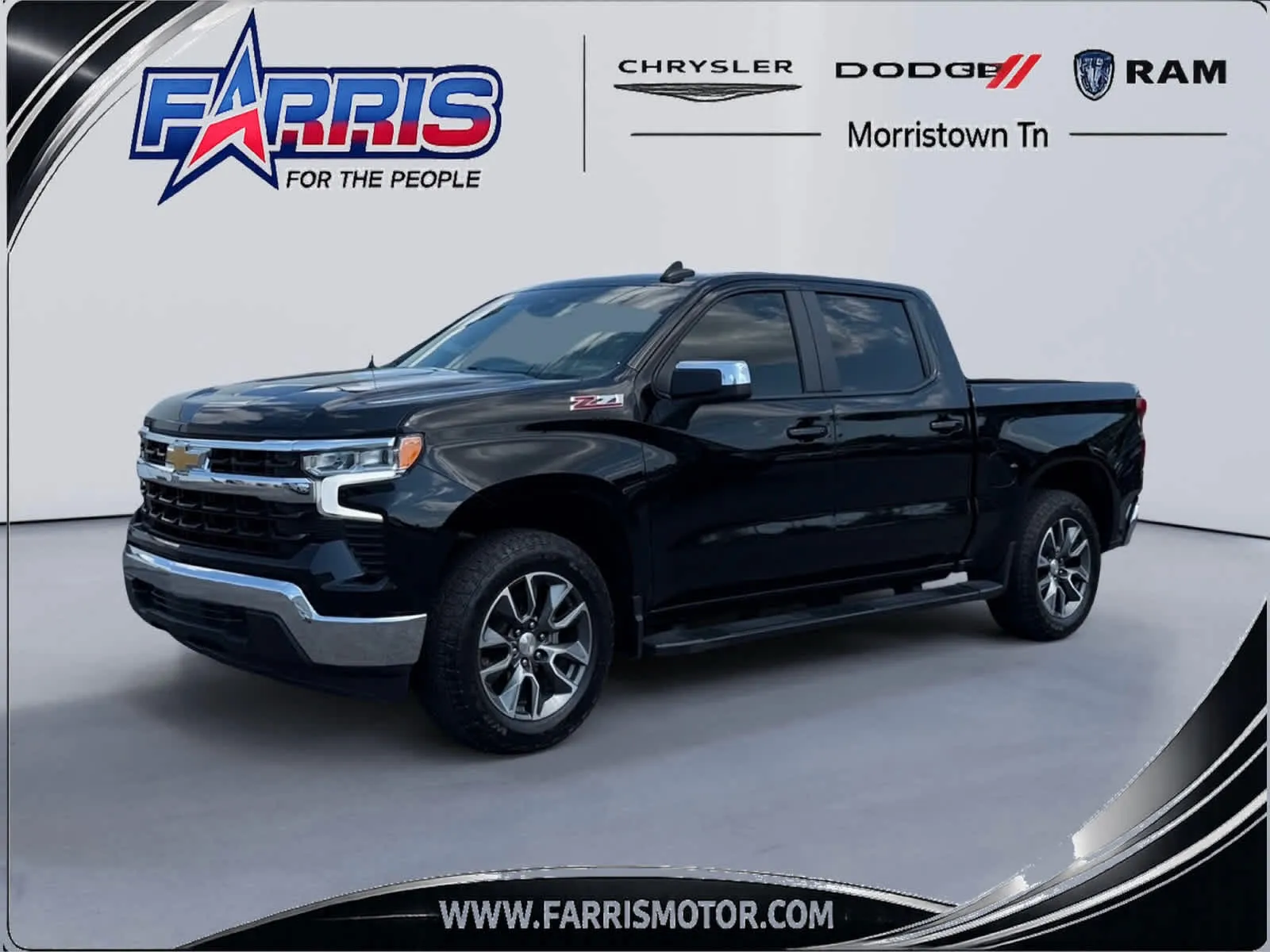 Black 2025 Chevrolet Silverado 1500 LT for sale in Morristown, TN