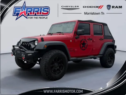 Red 2014 Jeep Wrangler Unlimited Sport for sale in Morristown, TN