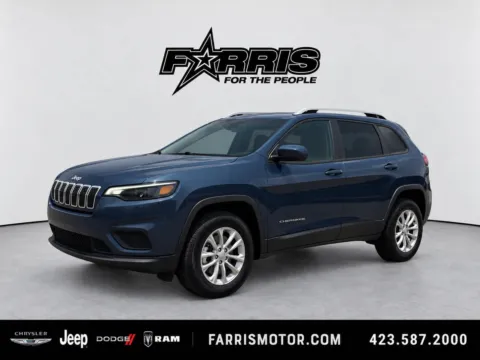 Blue 2021 Jeep Cherokee Latitude for sale in Morristown, TN