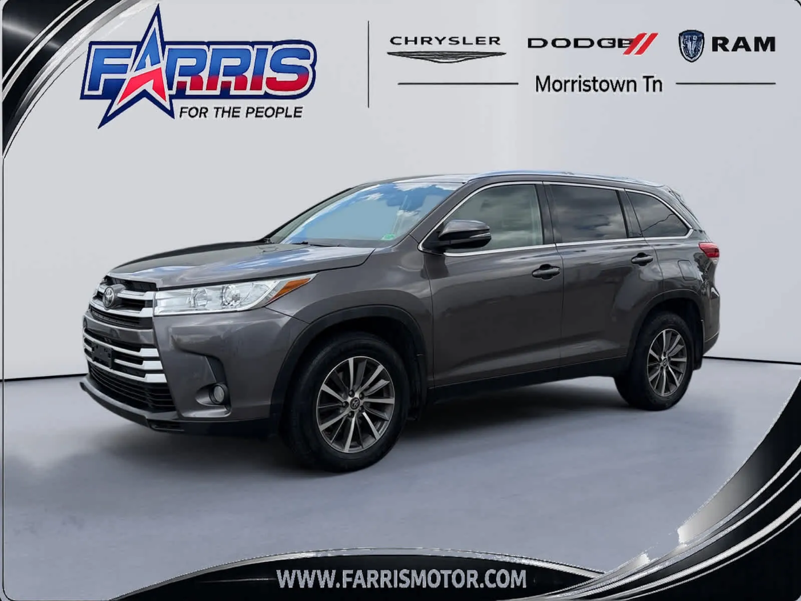 Gray 2019 Toyota Highlander XLE for sale in Morristown, TN