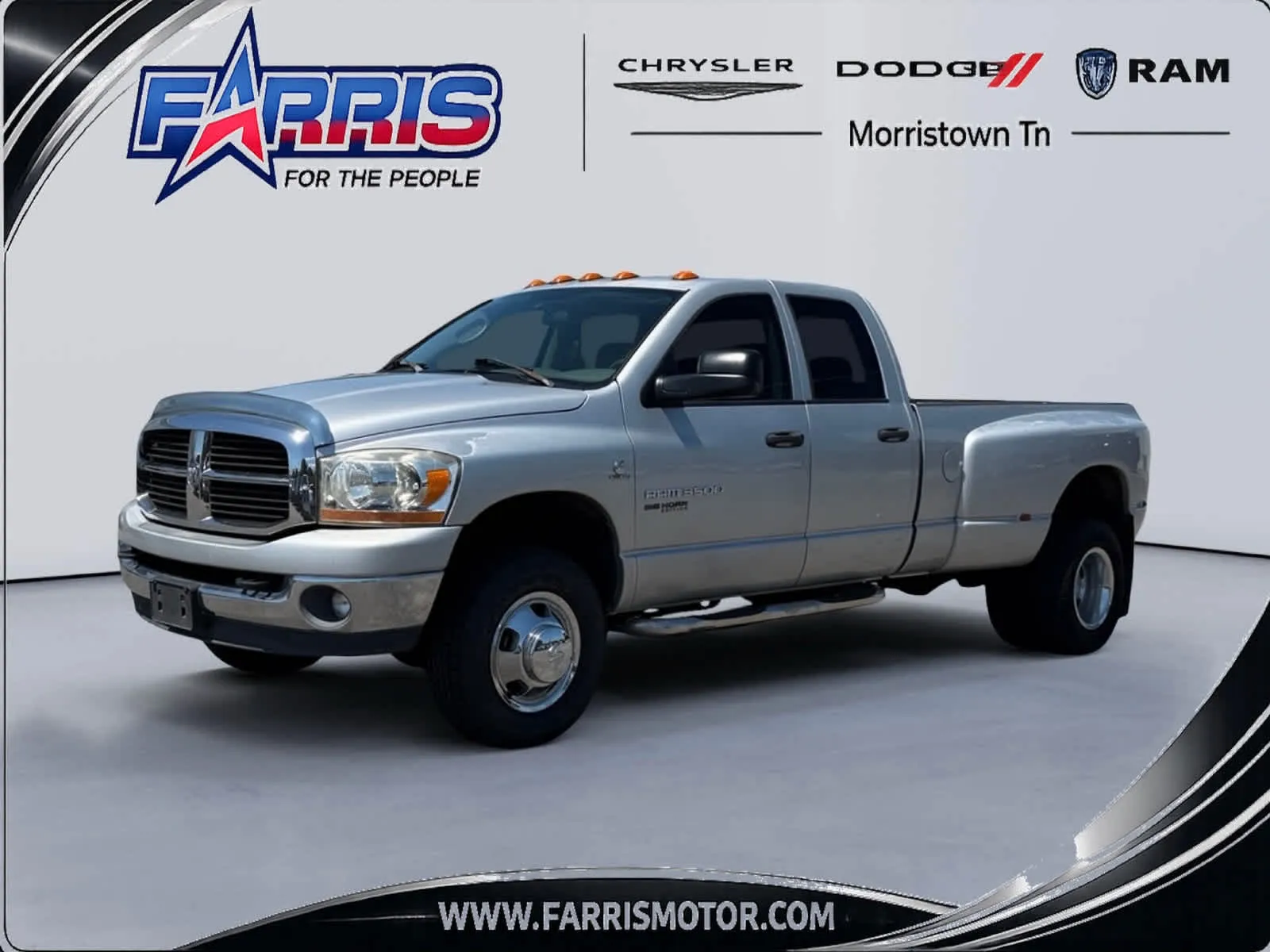 Silver 2006 Dodge Ram 3500 SLT for sale in Morristown, TN