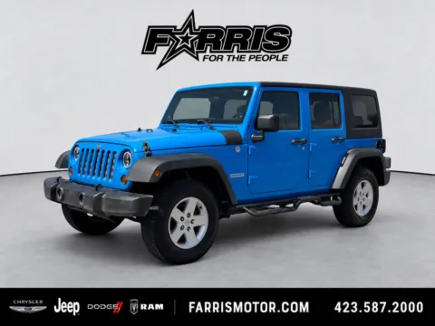 Blue 2012 Jeep Wrangler Unlimited Sport for sale in Morristown, TN