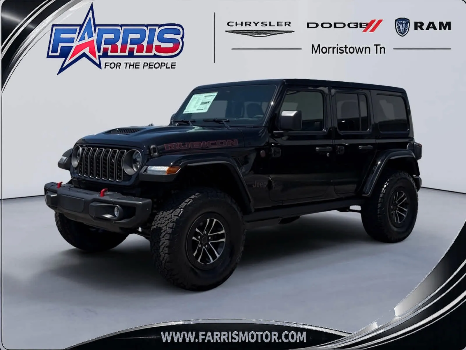 Black 2026 Jeep Wrangler Rubicon X for sale in Morristown, TN