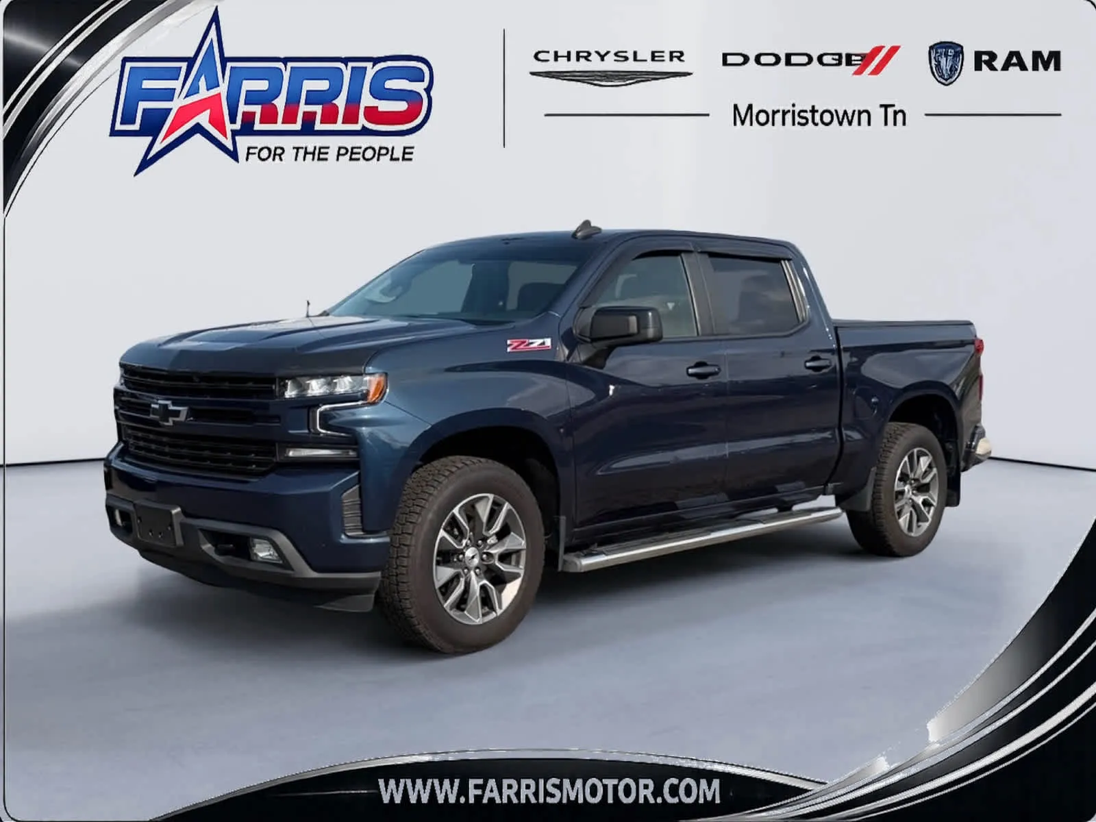 Blue 2022 Chevrolet Silverado 1500 LTD RST for sale in Morristown, TN