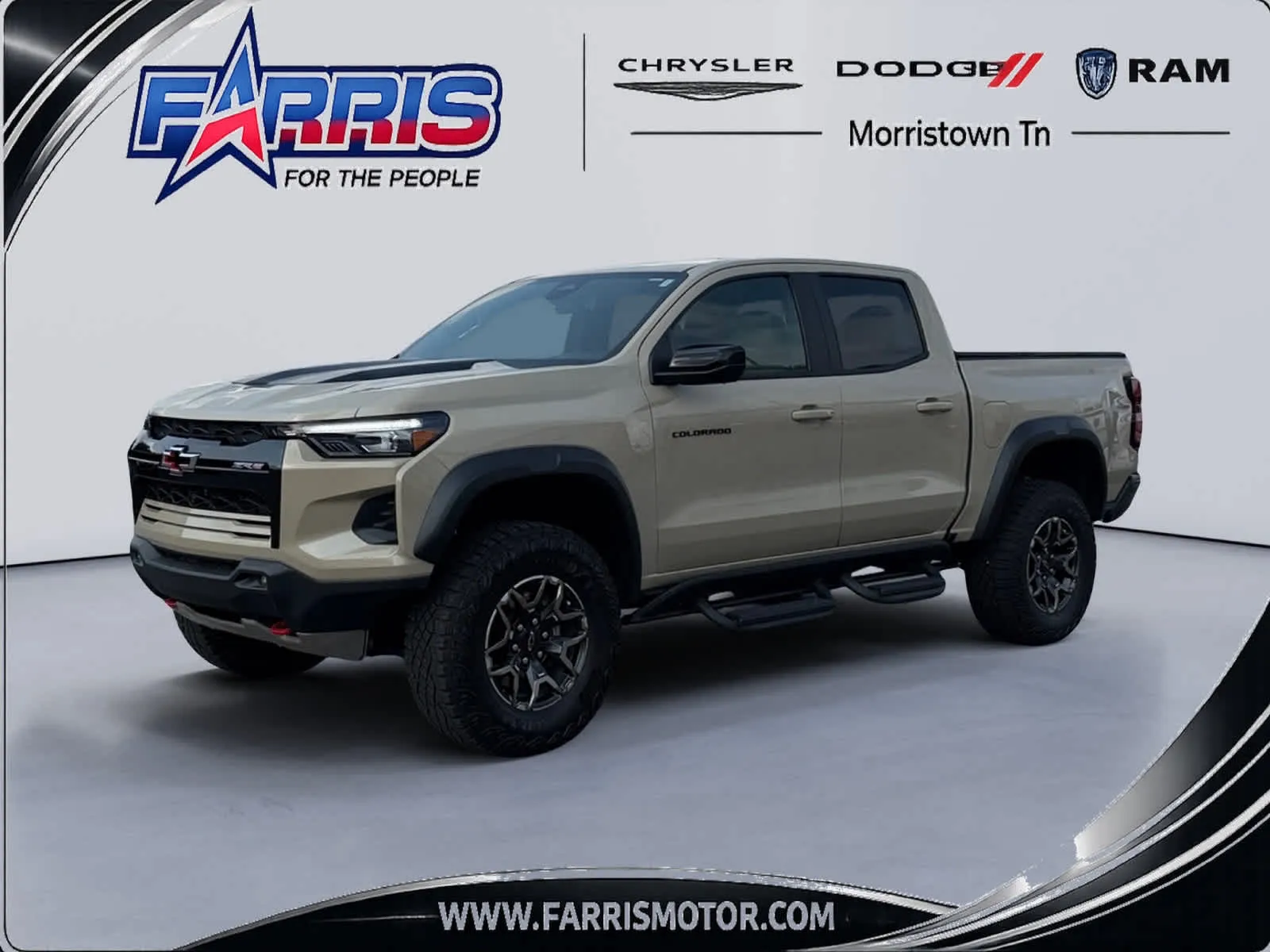 Beige 2024 Chevrolet Colorado 4WD ZR2 for sale in Morristown, TN