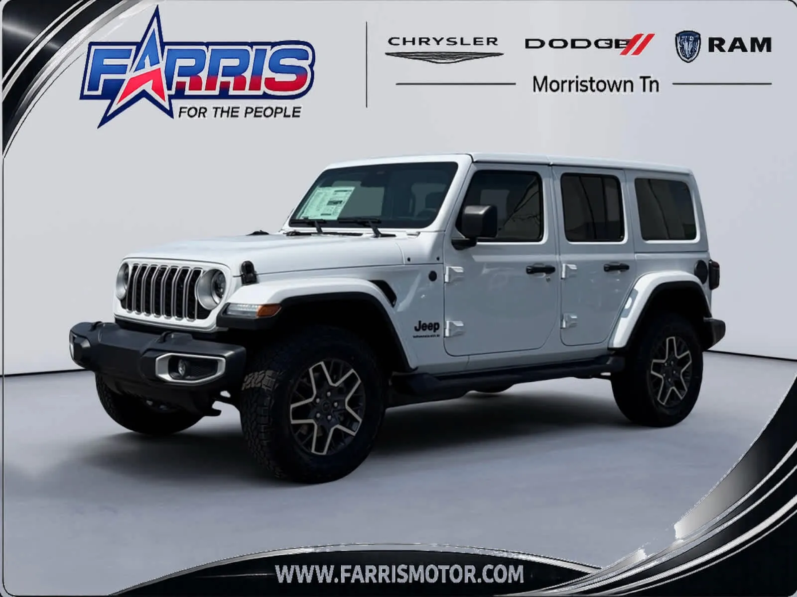 White 2026 Jeep Wrangler Sahara for sale in Morristown, TN