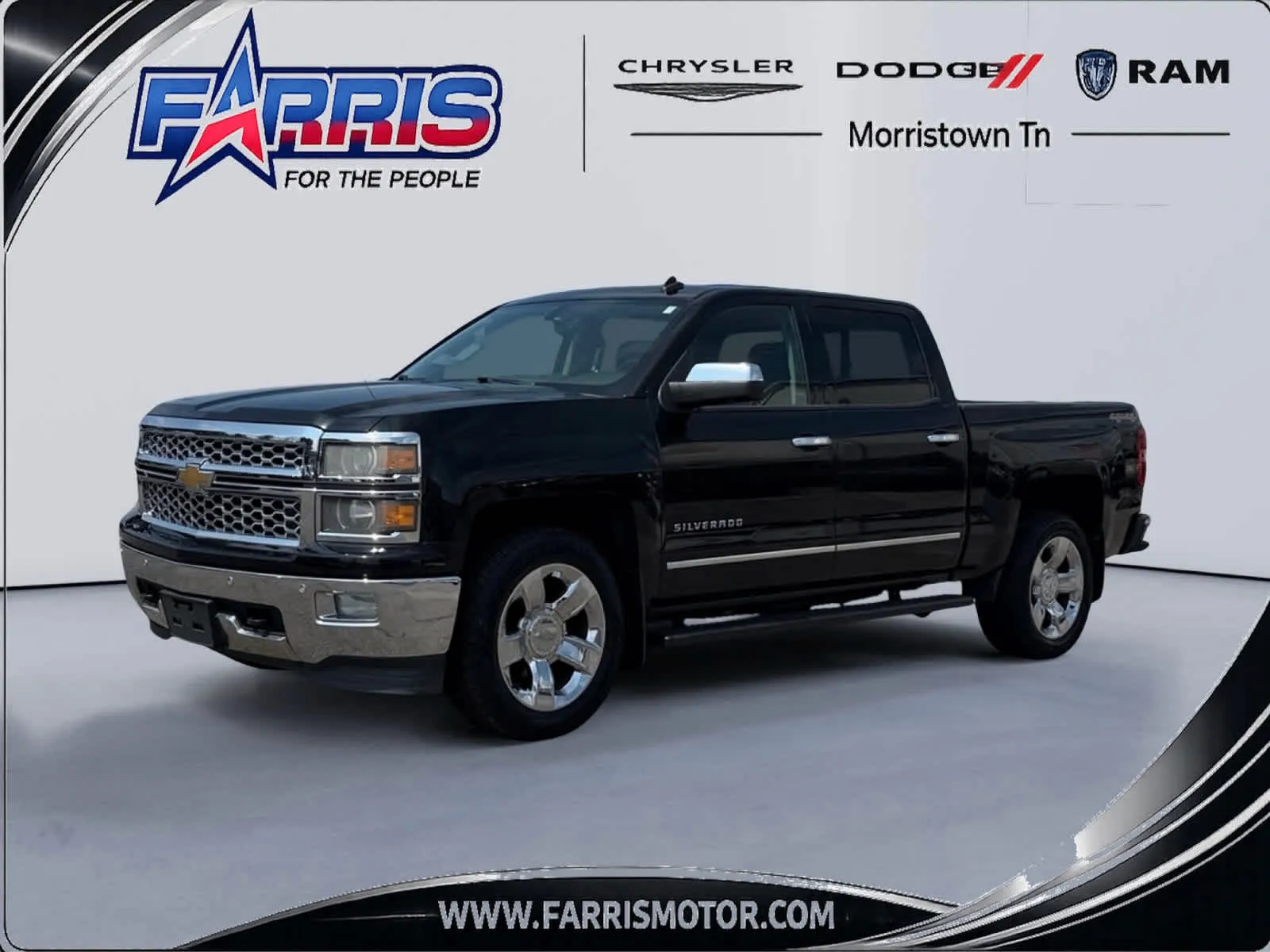 Black 2014 Chevrolet Silverado 1500 LTZ for sale in Morristown, TN