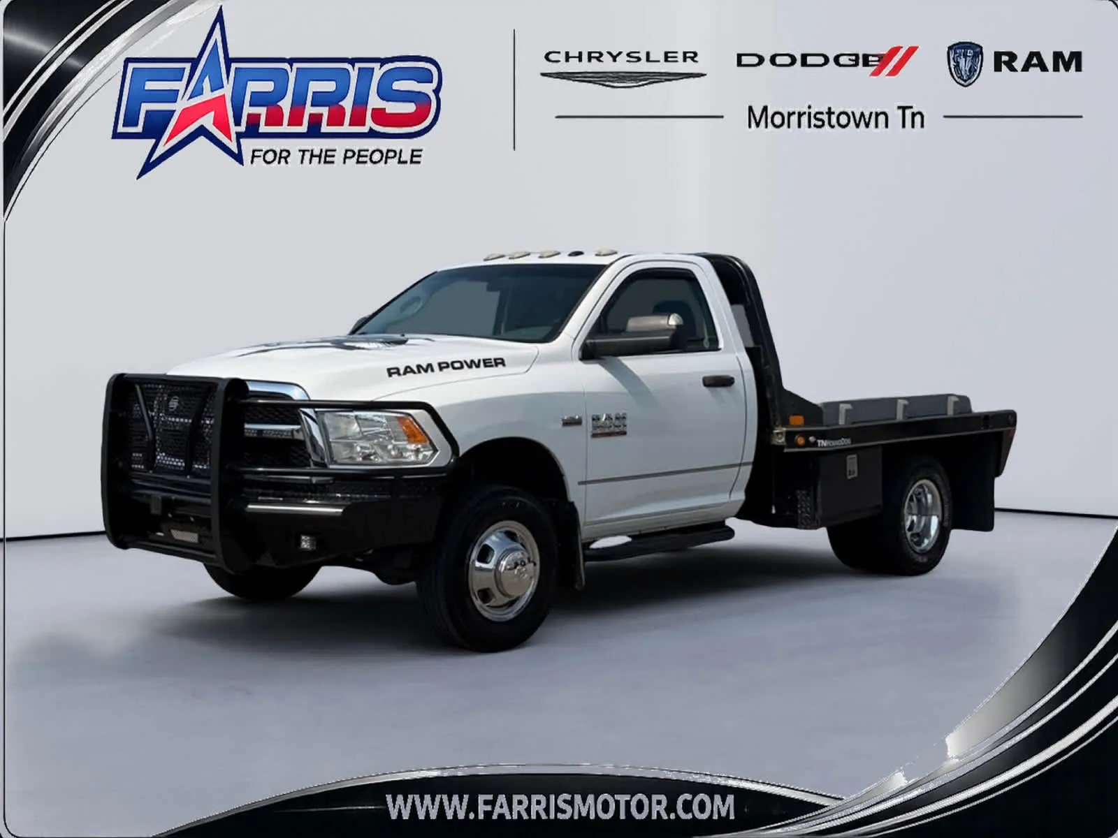 White 2017 Ram 3500 Chassis Cab Tradesman for sale in Morristown, TN
