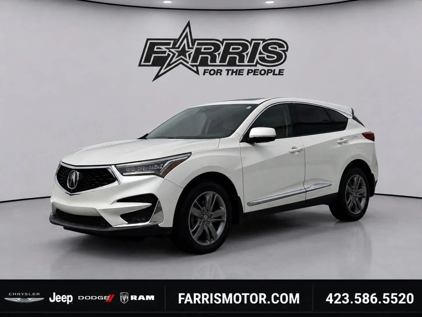 White 2019 Acura RDX w/Advance Pkg for sale in Morristown, TN