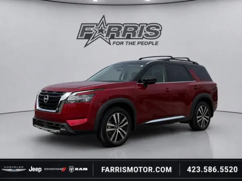 Red 2024 Nissan Pathfinder Platinum for sale in Morristown, TN