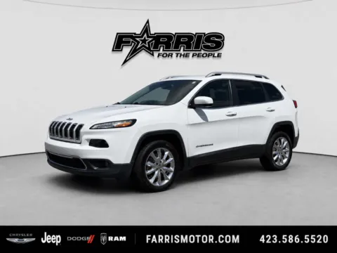 White 2014 Jeep Cherokee Limited for sale in Morristown, TN