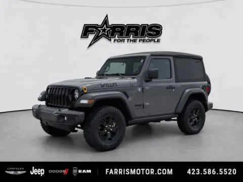 Gray 2021 Jeep Wrangler Willys for sale in Morristown, TN