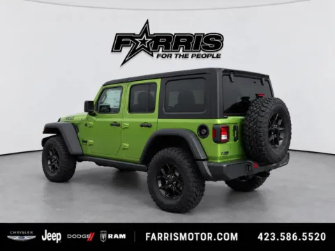 Another view of 2026 Jeep Wrangler Willys for sale in Morristown, TN at Farris Jeep - Morristown
