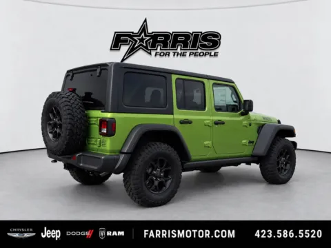 More photos of 2026 Jeep Wrangler Willys at Farris Jeep - Morristown, TN