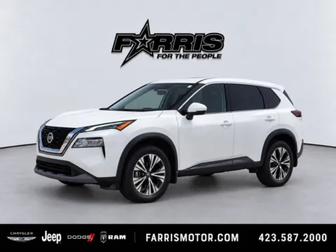 White 2021 Nissan Rogue SV for sale in Morristown, TN