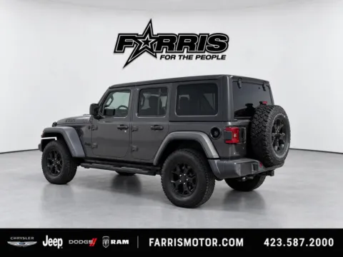 Another view of 2020 Jeep Wrangler Unlimited Willys for sale in Morristown, TN at Farris Jeep Ram Chrysler Dodge