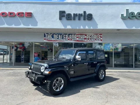 Black 2018 Jeep Wrangler Unlimited Sahara for sale in Morristown, TN