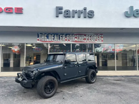 Gray 2017 Jeep Wrangler Unlimited Rubicon for sale in Morristown, TN