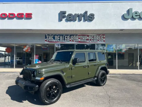 Green 2021 Jeep Wrangler Unlimited Sahara Altitude for sale in Morristown, TN