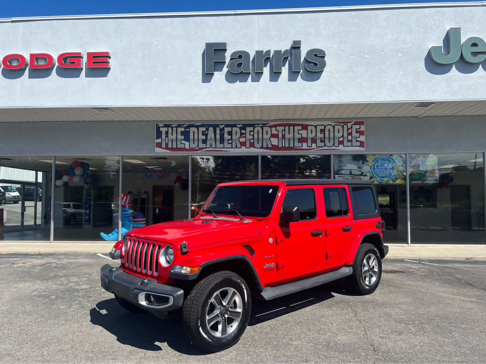 Red 2019 Jeep Wrangler Unlimited Sahara for sale in Morristown, TN