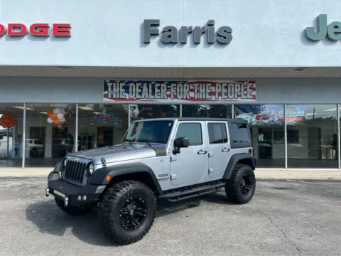 Silver 2016 Jeep Wrangler Unlimited Sport for sale in Morristown, TN