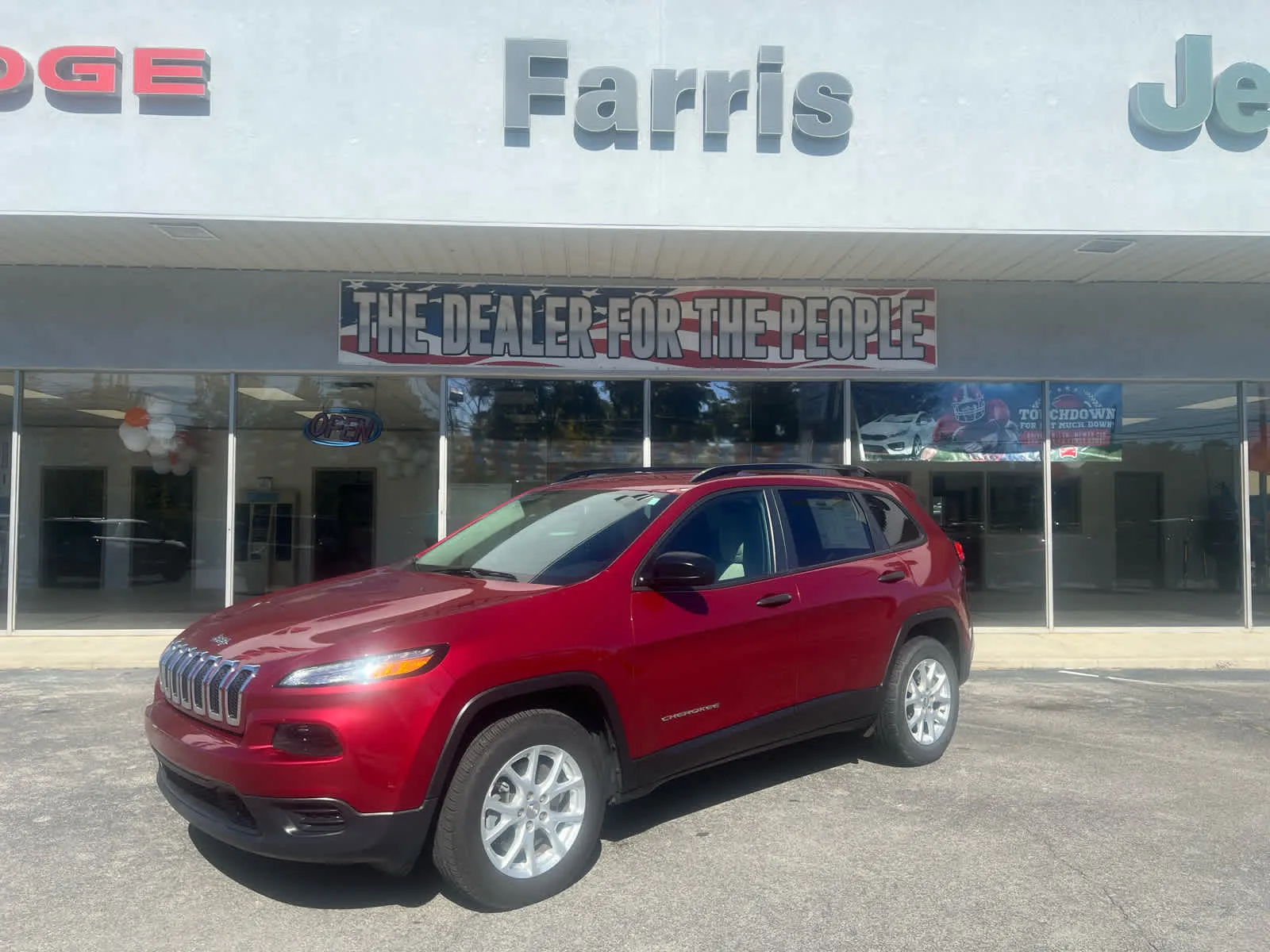 Red 2017 Jeep Cherokee Sport for sale in Morristown, TN