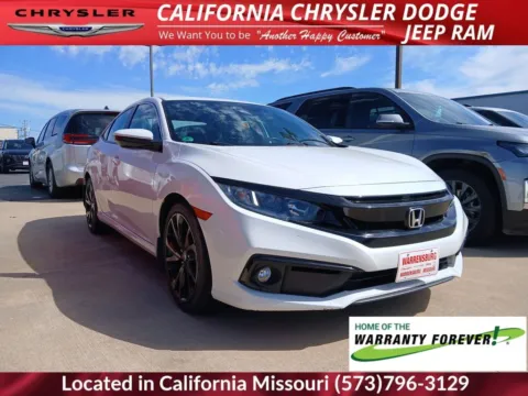White 2019 Honda Civic Sport for sale in California, MO