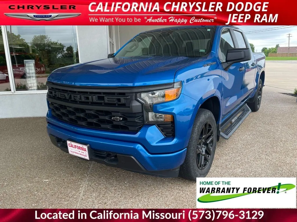 Blue 2023 Chevrolet Silverado 1500 Custom for sale in California, MO