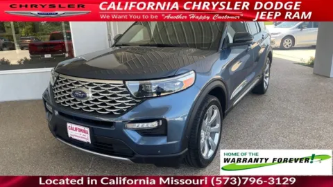 Blue 2020 Ford Explorer Platinum for sale in California, MO