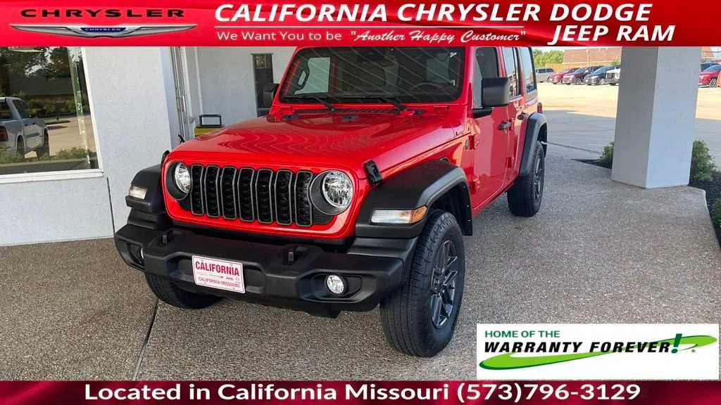 Red 2024 Jeep Wrangler Sport S for sale in California, MO