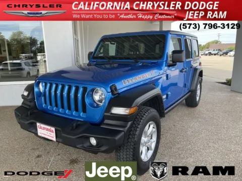 Blue 2021 Jeep Wrangler Unlimited Islander for sale in California, MO