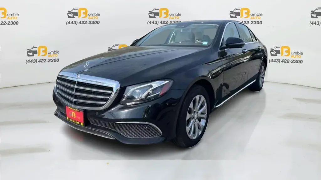 Black 2017 Mercedes-Benz E-Class E 300 4MATIC Sedan 4D for sale in Ellicott City, MD